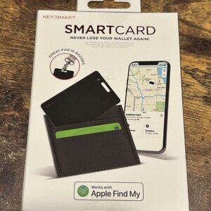 KeySmart Smart Card Wallet Finder NEW Black